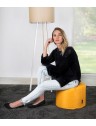 Pouf rond tissu - 330 g/m² - 11 coloris