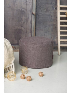 Pouf rond tissu - 305 g/m² - 4 coloris