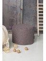 Pouf rond tissu - 305 g/m² - 4 coloris