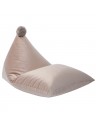 Pouf berlingot avec pompon - 80 x 120cm - 7 coloris