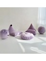 Pouf berlingot avec pompon - 80 x 120cm - 7 coloris
