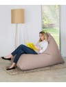 Pouf Berlingot Velours 130cm - 11 coloris - 440 g/m²
