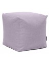 Pouf cube tissu - 320 g/m² - 4 coloris