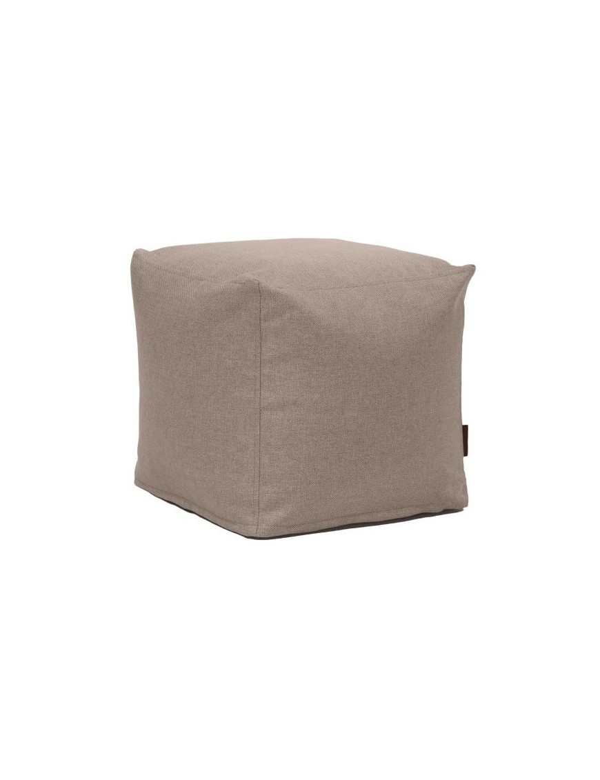 Pouf cube tissu - 320 g/m² - 4 coloris