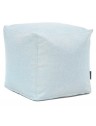 Pouf cube tissu - 320 g/m² - 4 coloris