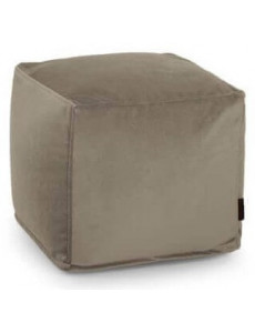 Pouf cube velours - 440 g/m² - 11 coloris