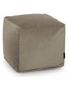 Pouf cube velours - 440 g/m² - 11 coloris