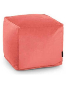 Pouf cube velours - 440 g/m² - 11 coloris