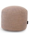 Pouf rond côtelé - 432 g/m² - 3 coloris