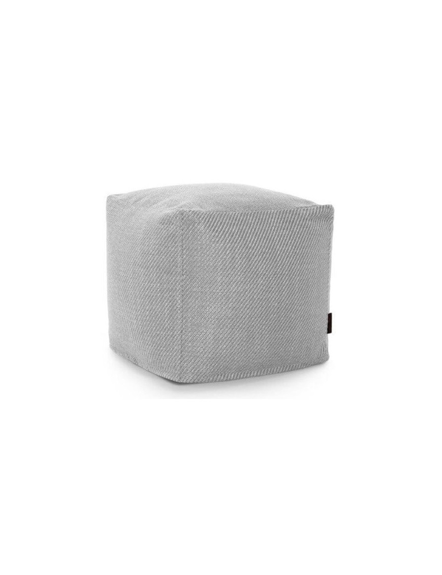 Pouf cube côtelé - 432 g/m² - 3 coloris