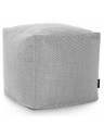 Pouf cube côtelé - 432 g/m² - 3 coloris