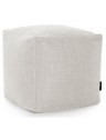 Pouf cube côtelé - 432 g/m² - 3 coloris