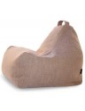 Pouf poire côtelé - 432 g/m² - 3 coloris