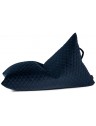 Pouf berlingot velours matelassé - 615 g/m² - 4 coloris