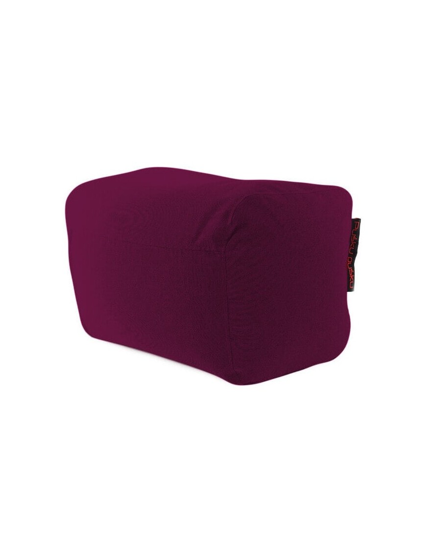 Pouf rectangle tissu - 330 g/m² - 11 coloris