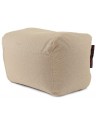 Pouf rectangle tissu - 330 g/m² - 11 coloris