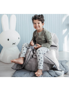 Pouf cocon velours - 380 g/m² - 10 coloris
