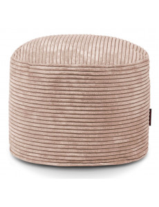 Pouf rond velours côtelé - 380 g/m² - 9 coloris