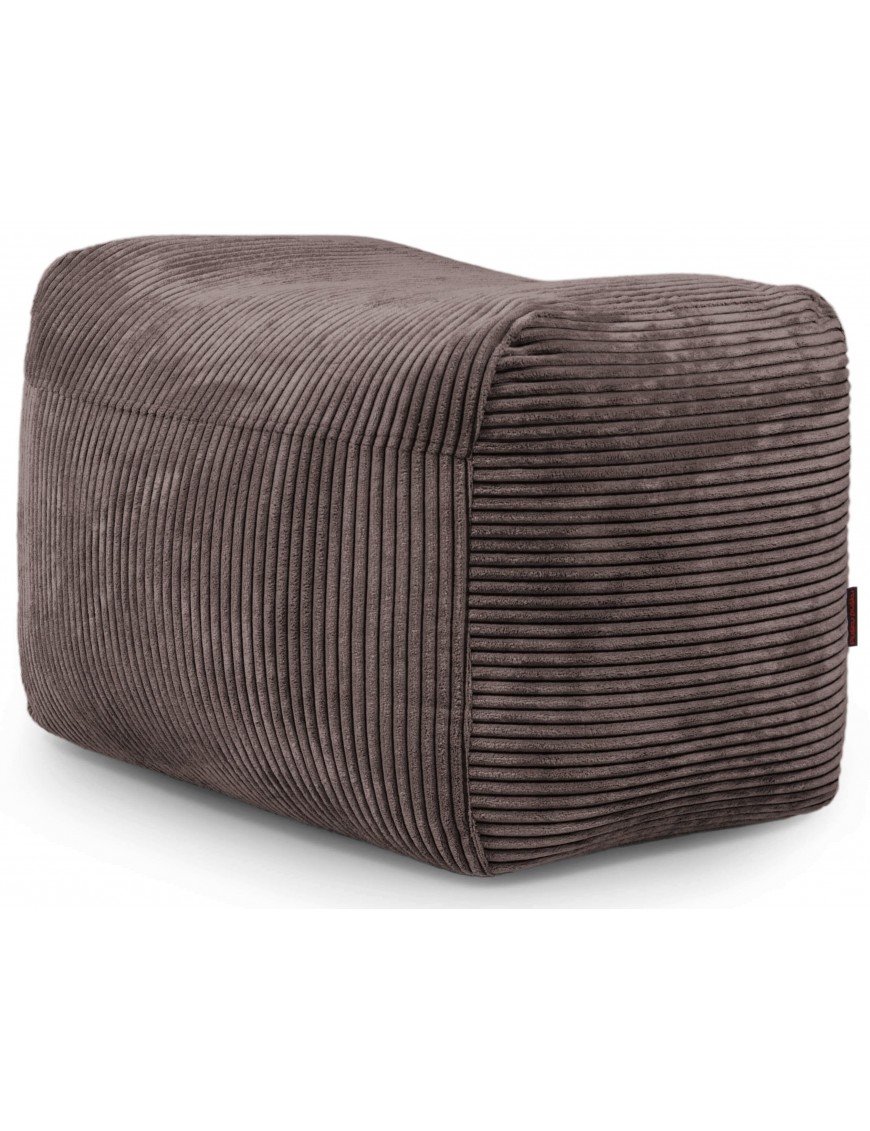 Pouf velours côtelé - 380 g/m² - 9 coloris
