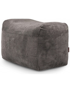 Pouf velours côtelé - 380 g/m² - 9 coloris