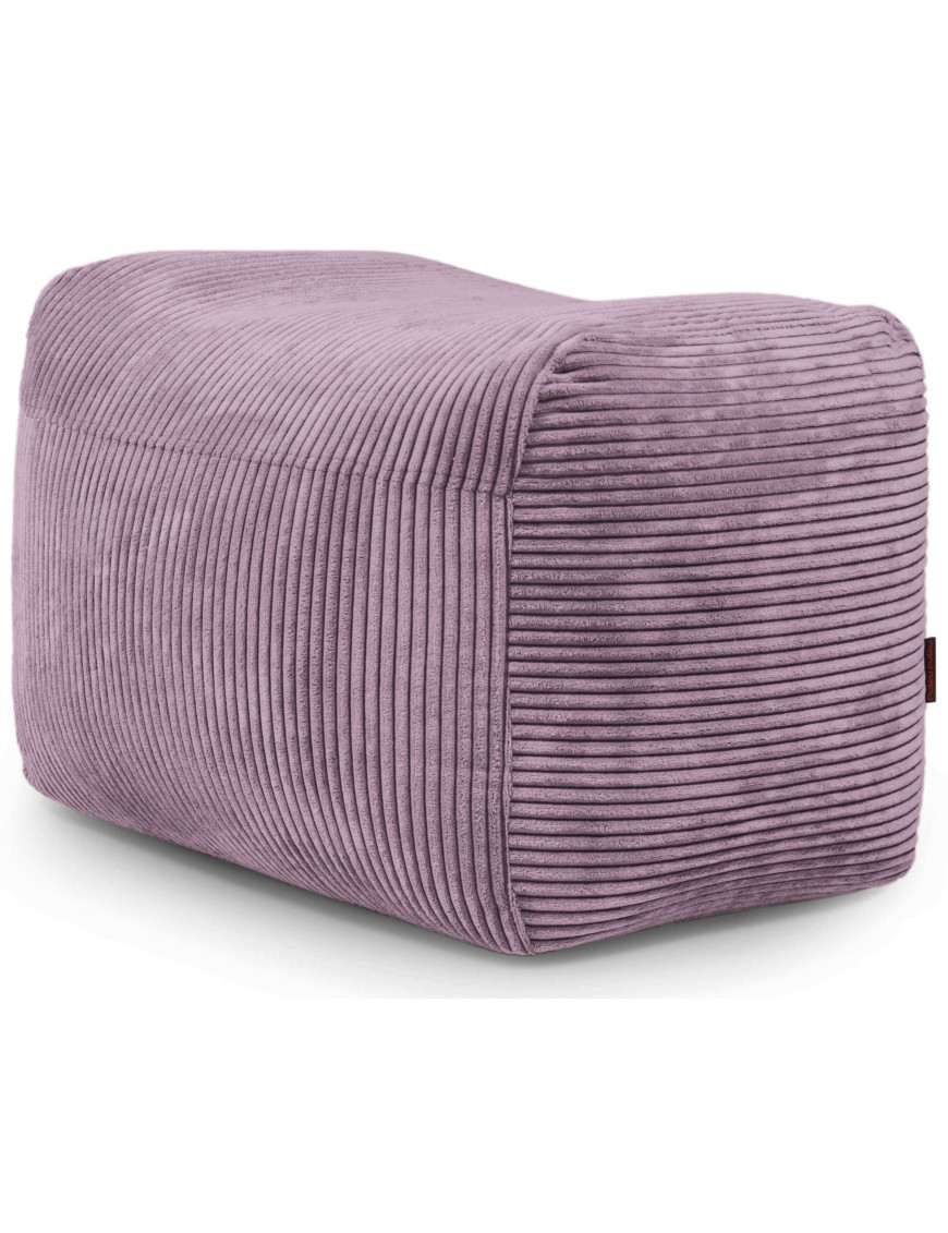 Pouf velours côtelé - 380 g/m² - 9 coloris