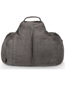 Pouf poire velours côtelé - 380 g/m² - 7 coloris