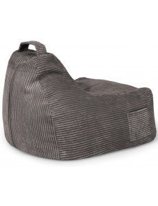 Pouf poire velours côtelé - 380 g/m² - 7 coloris