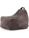 Pouf poire velours côtelé - 380 g/m² - 7 coloris