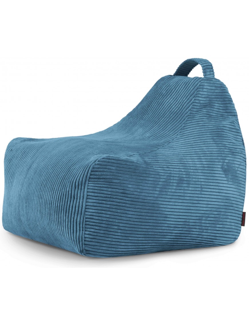 Pouf poire velours côtelé - 380 g/m² - 7 coloris