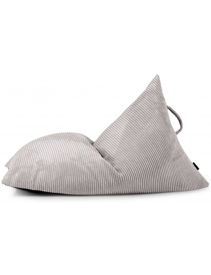 Pouf berlingot velours côtelé - 380 g/m² - 7 coloris