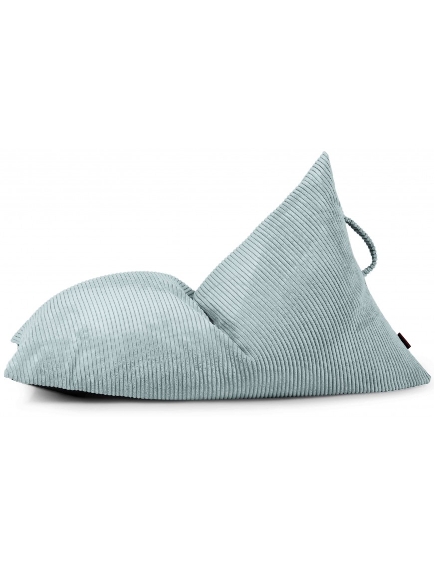 Pouf berlingot velours côtelé - 380 g/m² - 7 coloris