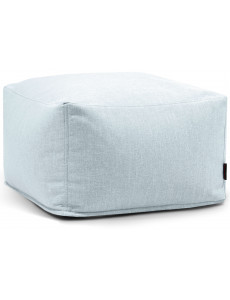 Pouf carré tissu recyclé - 370 g/m² - 4 coloris