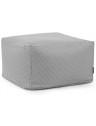 Pouf carré bicolore hydrofuge - 450 g/m² - 12 coloris