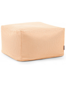 Pouf carré bicolore hydrofuge - 450 g/m² - 12 coloris