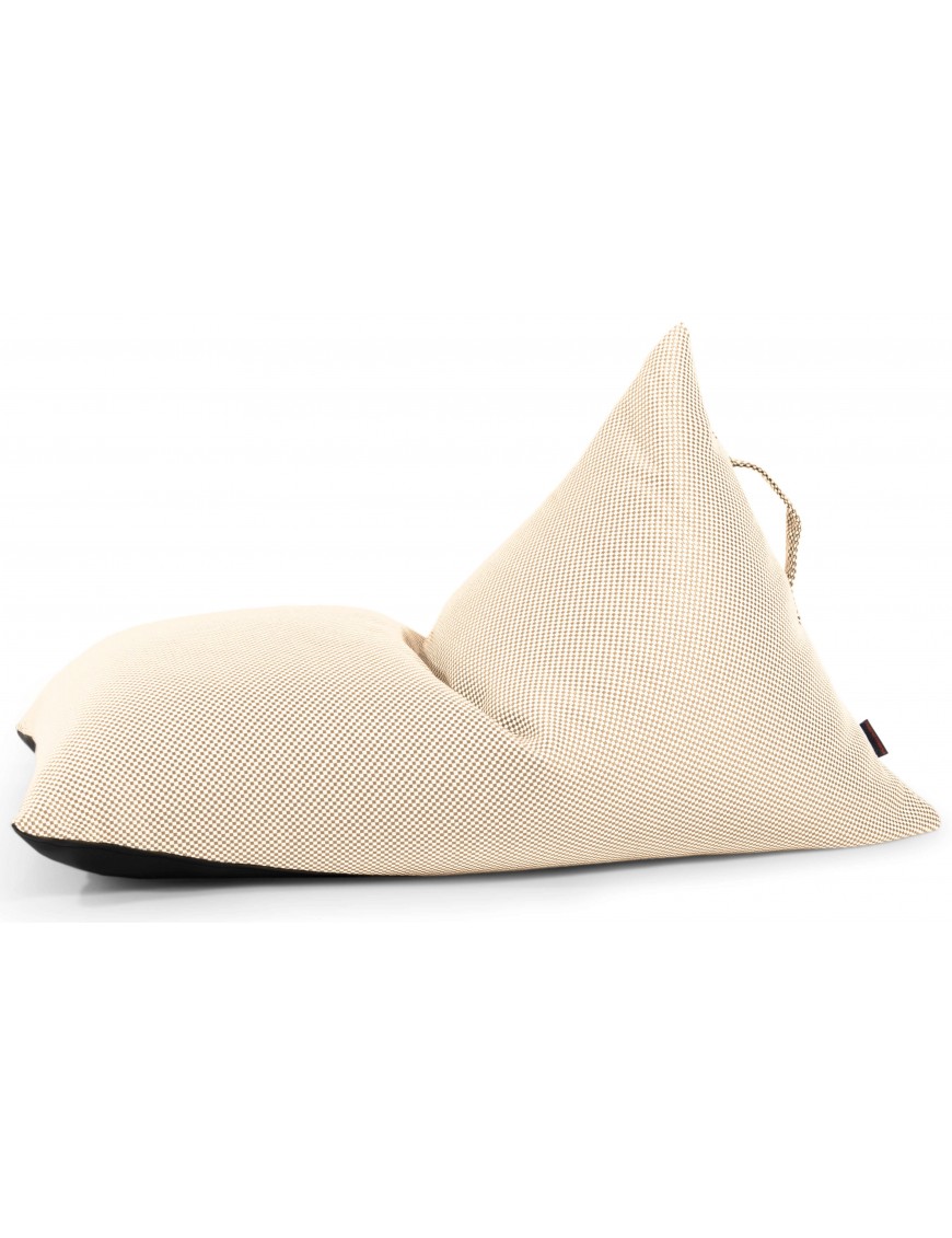 Pouf berlingot bicolore - 450 g/m² - 12 coloris