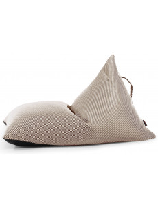 Pouf berlingot bicolore - 450 g/m² - 12 coloris
