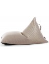Pouf berlingot bicolore - 450 g/m² - 12 coloris