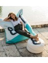 Pouf voile bateau - N°8 - 54 x 26cm