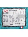 Pouf XXL voile bateau et tissu - N°837 - 140cm