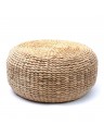 Pouf en jacinthe d'eau - D60 x H30cm