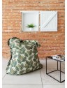 Pouf XXL - Feuille exotique- 125 x 175cm