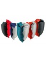 Pouf XXL bicolore - Piscine - 175 x 125cm - 5 coloris