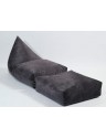 Pouf berlingot en velours - 60 x 120cm - 6 coloris