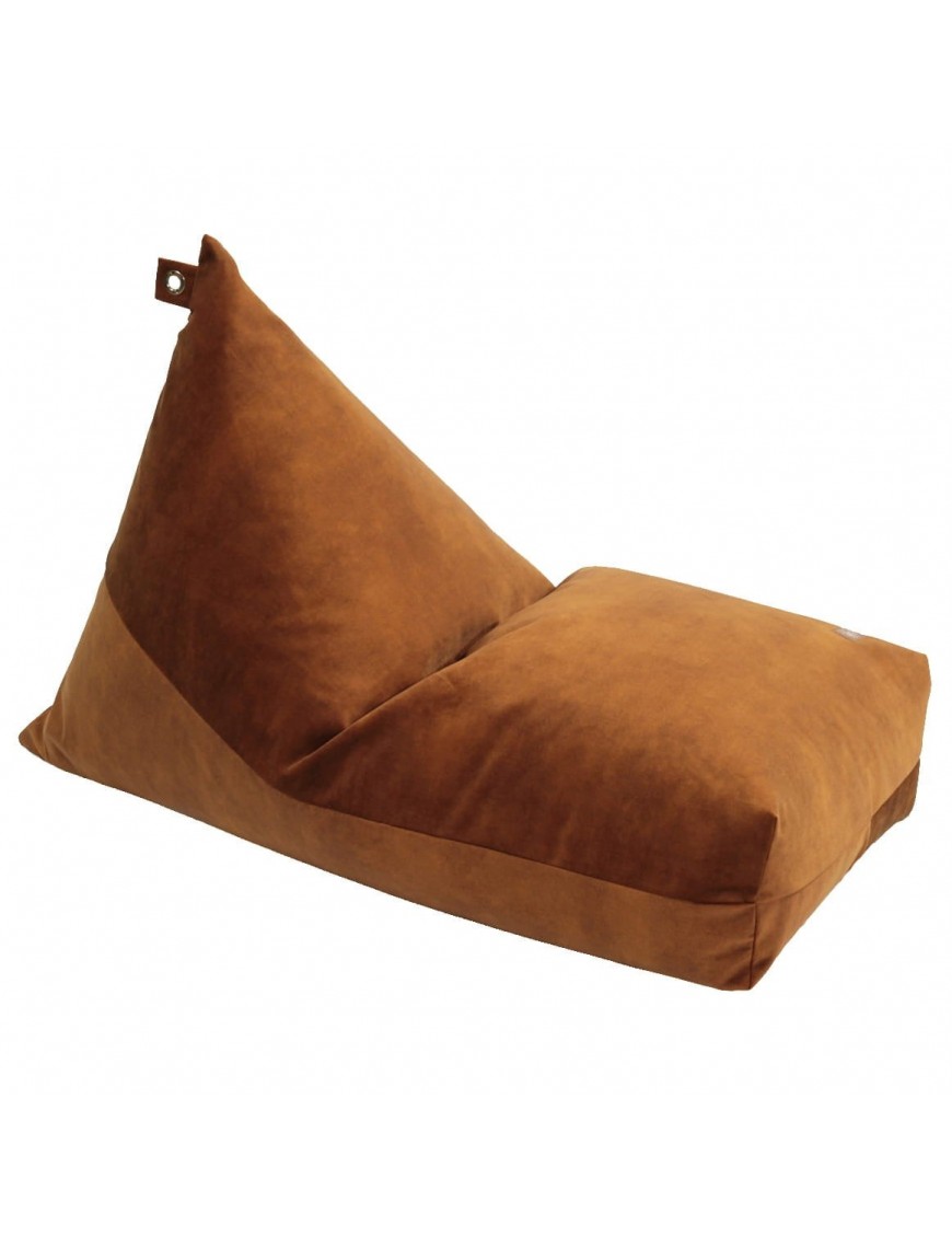 Pouf berlingot en velours - 60 x 120cm - 6 coloris