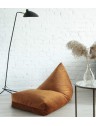 Pouf berlingot en velours - 60 x 120cm - 6 coloris