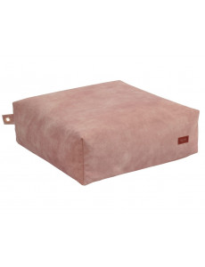 Pouf carré en velours - 60 x 60cm - 6 coloris
