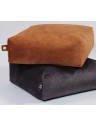 Pouf carré en velours - 60 x 60cm - 6 coloris