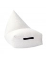 Pouf berlingot bouclette - 80 x 140cm