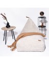 Pouf berlingot velours côtelé - 60 x 120cm - 3 coloris