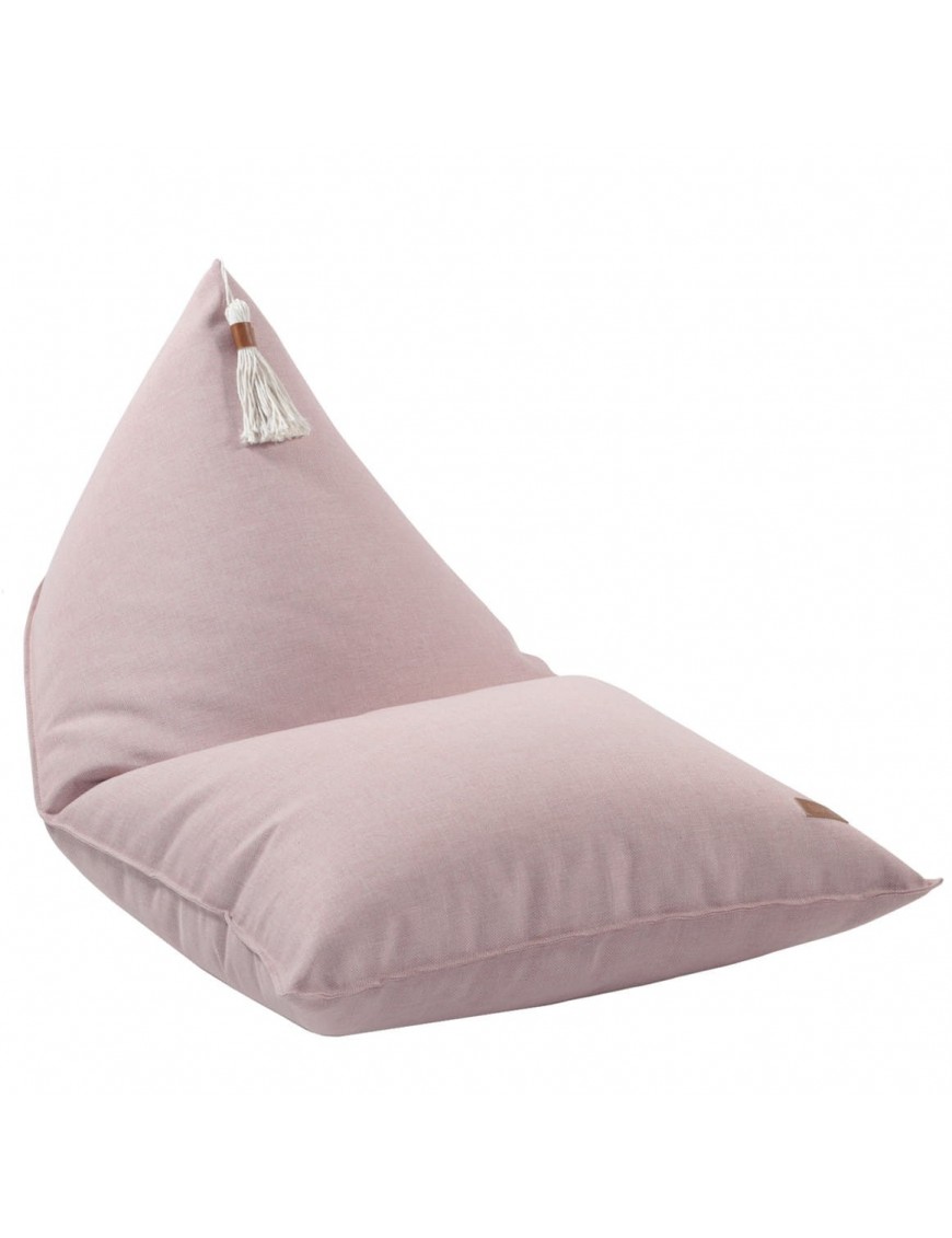 Pouf berlingot tissu - 80 x 120cm - 4 coloris